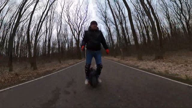 Покатался по лыжероллерной трассе ! - I went for a ride on the roller ski track ! смотреть онлайн