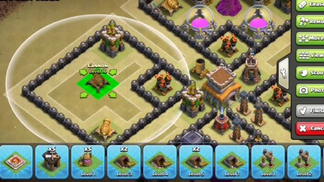 Th8 War Base anti dragon ! New And Best Town Hall 8 War Base coc game смотреть онлайн