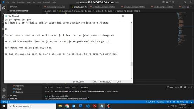 Angular 13 tutorial in Hindi #4 | How to use external JS and cas files in angular смотреть онлайн