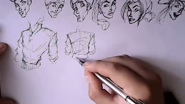 Как рисовать одежду смотреть онлайн