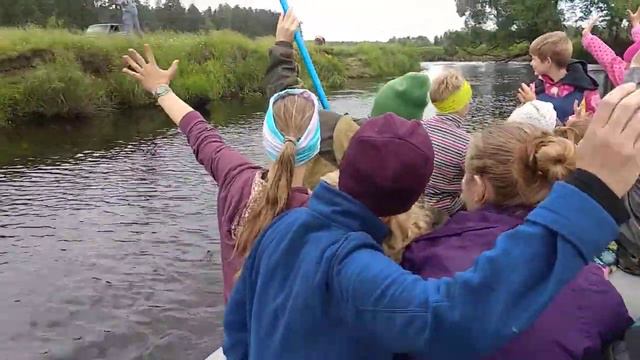 13 июня 2020 года. Река Судогда. Прохождение Великого Судогодского водопада на рафте. смотреть онлайн