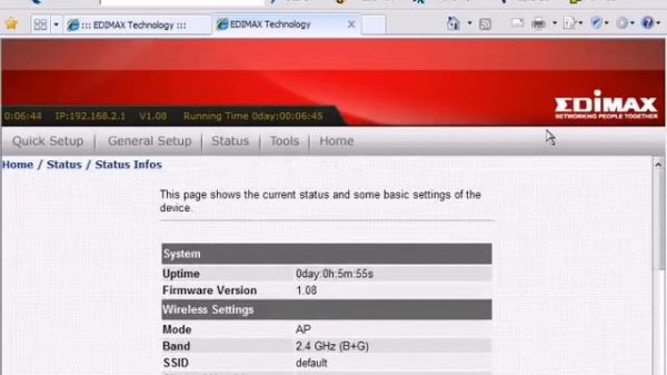 Edimax BR-6204WLG complete
