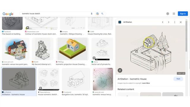 Isometric House Sketch Assignment Explanation смотреть онлайн