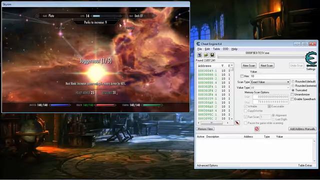 The Elder Scrolls V Skyrim - How To Cheat Skill смотреть онлайн