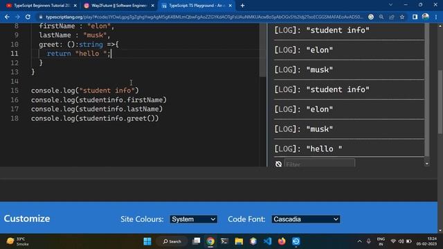 Interface in TypeScript | Object with Interface смотреть онлайн