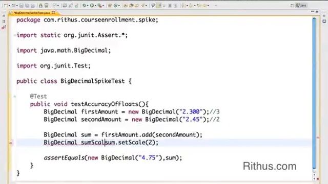 Java BigDecimal смотреть онлайн