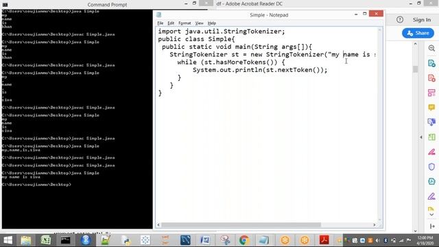 JAVA|StringTokenizer|Mr.SIVA RAMA PRASAD KOLLU смотреть онлайн