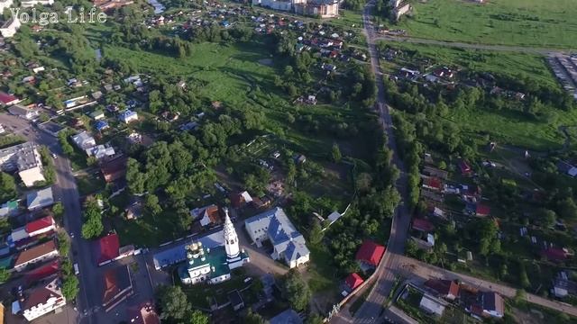 Приволжск с высоты птичьего полета 2017 смотреть онлайн