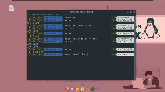 WC | Fermanên Dawînokê (Terminal) | Perwerdeya Linux Bi Kurdî смотреть онлайн