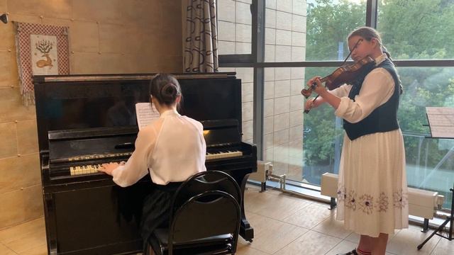 Андрианова Ева, 13 лет, скрипка, Моше Натансон, "Хава Нагила" смотреть онлайн