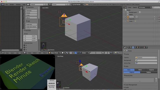 Easy way to Control the Camera in Blender смотреть онлайн