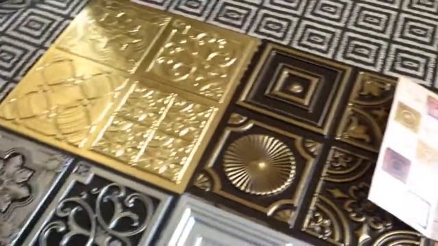 Miniature Samples - Faux Tin Ceiling Tiles смотреть онлайн