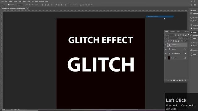 How to Make Glitch Effect | Photoshop Tutorial смотреть онлайн