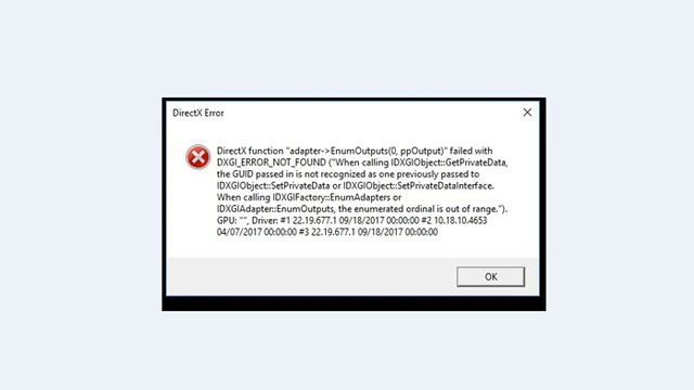 Error Fifa 18 DirectX [function adapter enumoutputs] смотреть онлайн