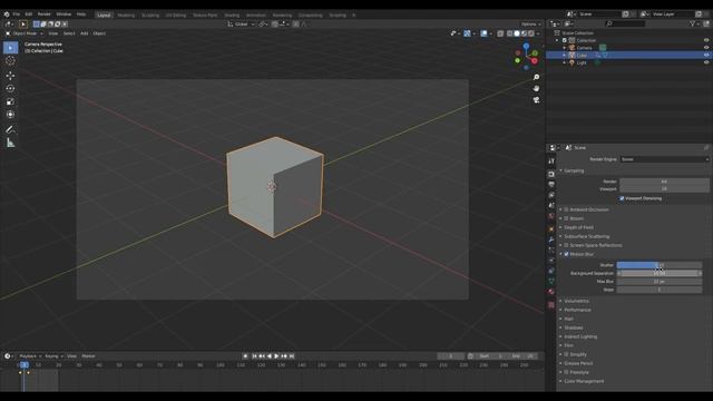 Motion Blur in Blender 2.9 Eevee - Tutorial смотреть онлайн