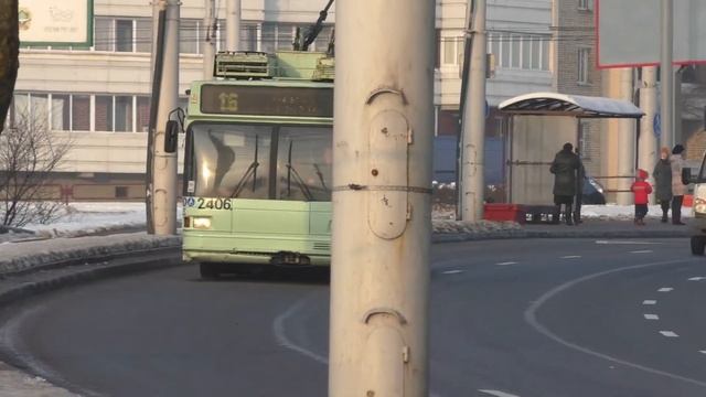 Троллейбус БКМ 221 № 2406 смотреть онлайн