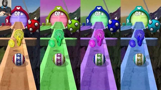 Going Balls Reverse - STAR BALL Insane Race | Gameplay Update Levels смотреть онлайн