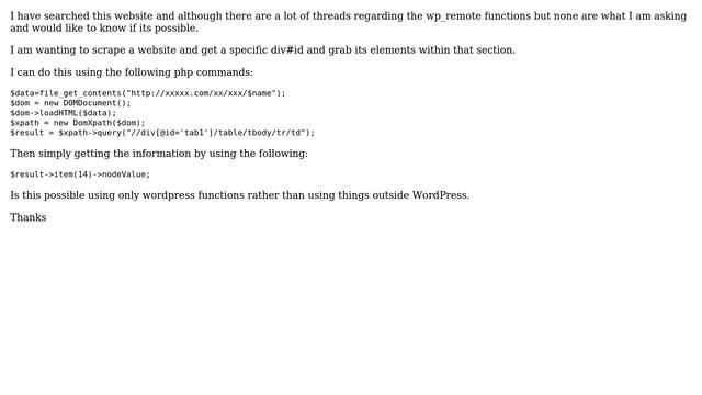 Wordpress: wp_remote instead of file_get_contents on non json смотреть онлайн