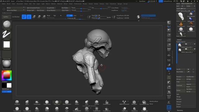 Александр Малекс - Концептинг в ZBrush и MOI 3D. смотреть онлайн