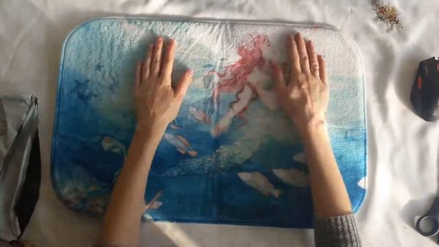 Красивый противоскользящий коврик в ванную комнату смотреть онлайн