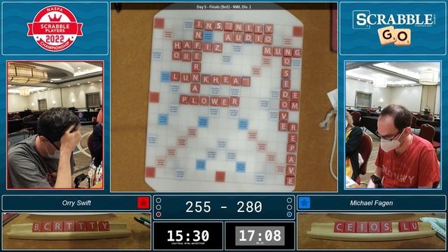 2022 Scrabble Players Championship FINALS Game 03 смотреть онлайн