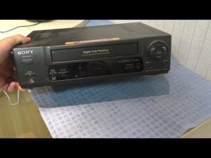 SONY SLV-X312PS первое включение после покупки, осмотр и разборка