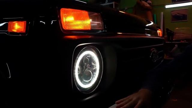 Светодиодные Тюнинг Фары Нива 21214 — УАЗ смотреть онлайн