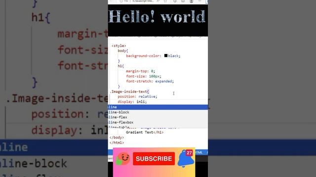 Keep put image inside a Text using css tutorial смотреть онлайн