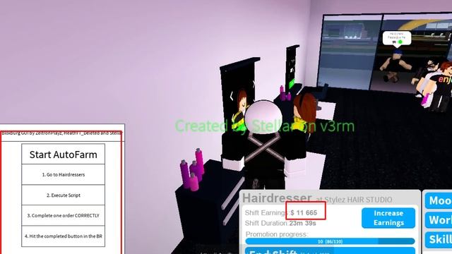Bloxburg | Auto Farm Hack, Make Money While Afk / Sleeping ! (ANTI-BAN) Roblox Scripts (SHOWCASE)