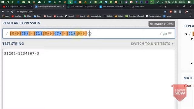 JavaScript Tutorials in Hindi Part# 05: CNIC Number validation using Regular Expression | Hindi/Urd смотреть онлайн
