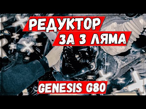 Genesis G80 переуплотнение заднего редуктора смотреть онлайн