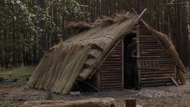 Building A Medieval House | 10 Day Bushcraft Shelter Build