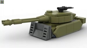 Мини танк СТ-II из Лего