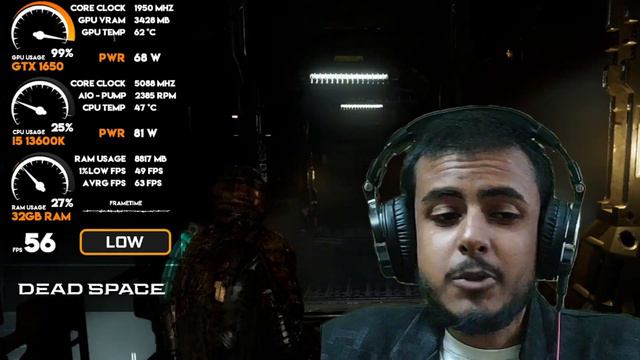 Dead Space Remake - GTX 1650 - 1080p (FSR Quality) Lowest Settings