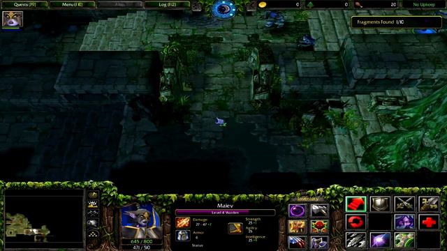 Warcraft 3 The Frozen Throne Walkthrough - Part 4 - The Tomb of Sargeras [1/2] + Shadow Orb Locatio смотреть онлайн