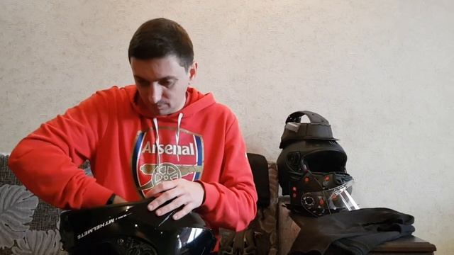 Как снять и постирать подкладку шлема МТ смотреть онлайн