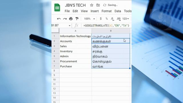 In easiest way how to translate different languages in excel || GOOGLETRANSLATE() || JBN'S TECH смотреть онлайн