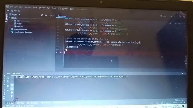 python code for find the optimum number of clusters in given iris dataset смотреть онлайн