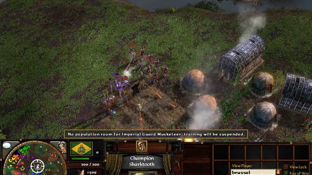 Age Of Empires 3 "Wars Of Liberty": 2 vs.4 (expert) with Brasil #2 смотреть онлайн