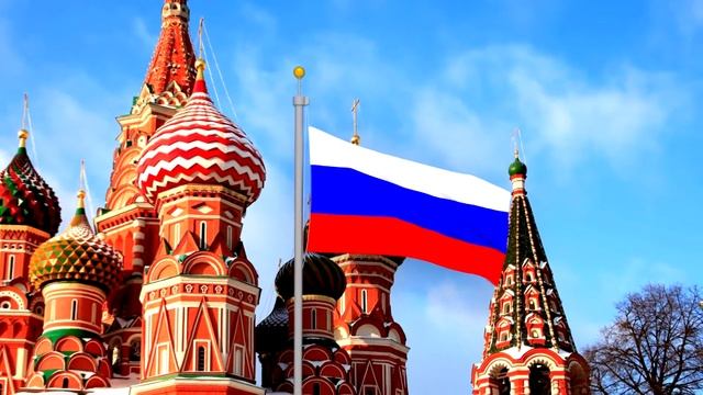 Российский флаг | 3D анимация смотреть онлайн