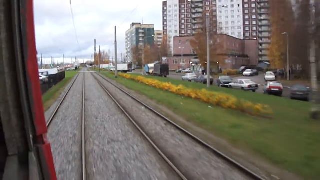Трамвай Санкт-Петербурга 163: ЛВС-86К б.0627 по №58 (31.10.11) смотреть онлайн
