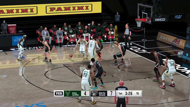 Brooklyn Nets vs. Milwaukee Bucks | Mods Showcase | NBA 2K21 смотреть онлайн