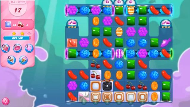 Candy Crush Saga Level 11011 Special BLUE SNOW FLAKE ⭐⭐⭐ смотреть онлайн