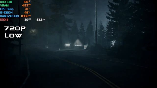 Alan Wake Remastered || GT 1030 | Intel HD/UHD 630 | GTX 1650 Performance Test || 720p, 1080p смотреть онлайн