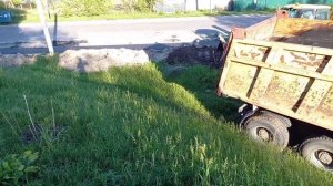 Маз 5516. Сколько грузить в Самосвал. Какие Последствия!? (Спасает JCB)