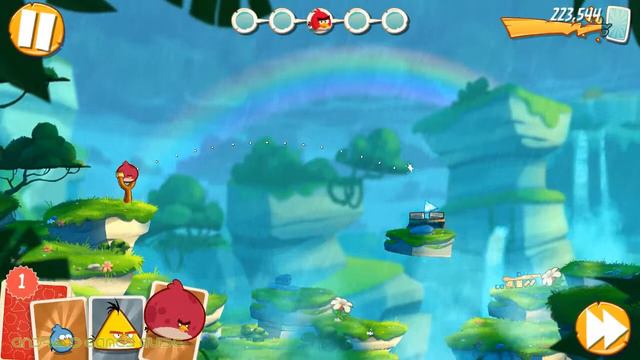 Angry Birds 2: Level 173: Walkthrough (3 STARS) HD смотреть онлайн