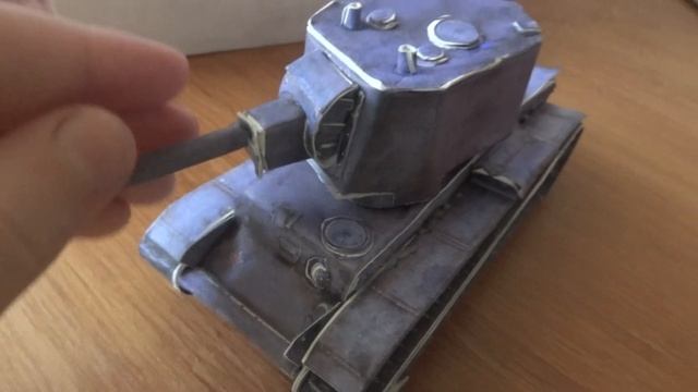танк кв-2 из бумаги (высокое качество) смотреть онлайн