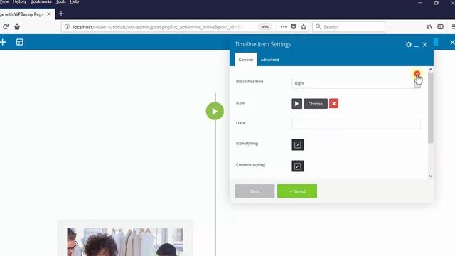 Timeline element - XTRA WordPress Theme смотреть онлайн