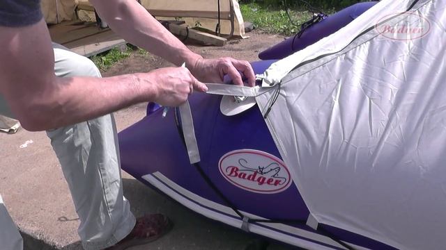 Установка тента на ПВХ лодку Heavy Duty смотреть онлайн