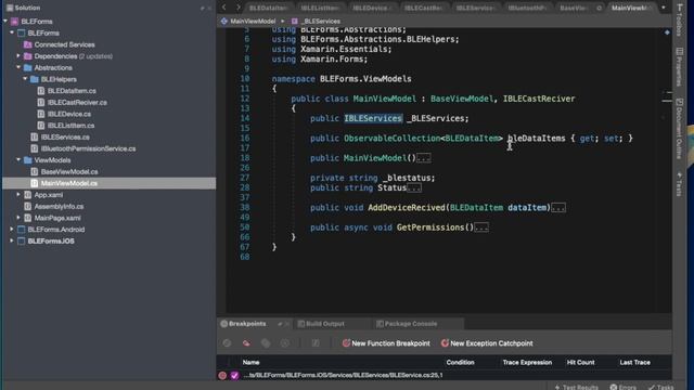 Xamarin Andorid BlueTooth BLE Scan Devices part 1 смотреть онлайн